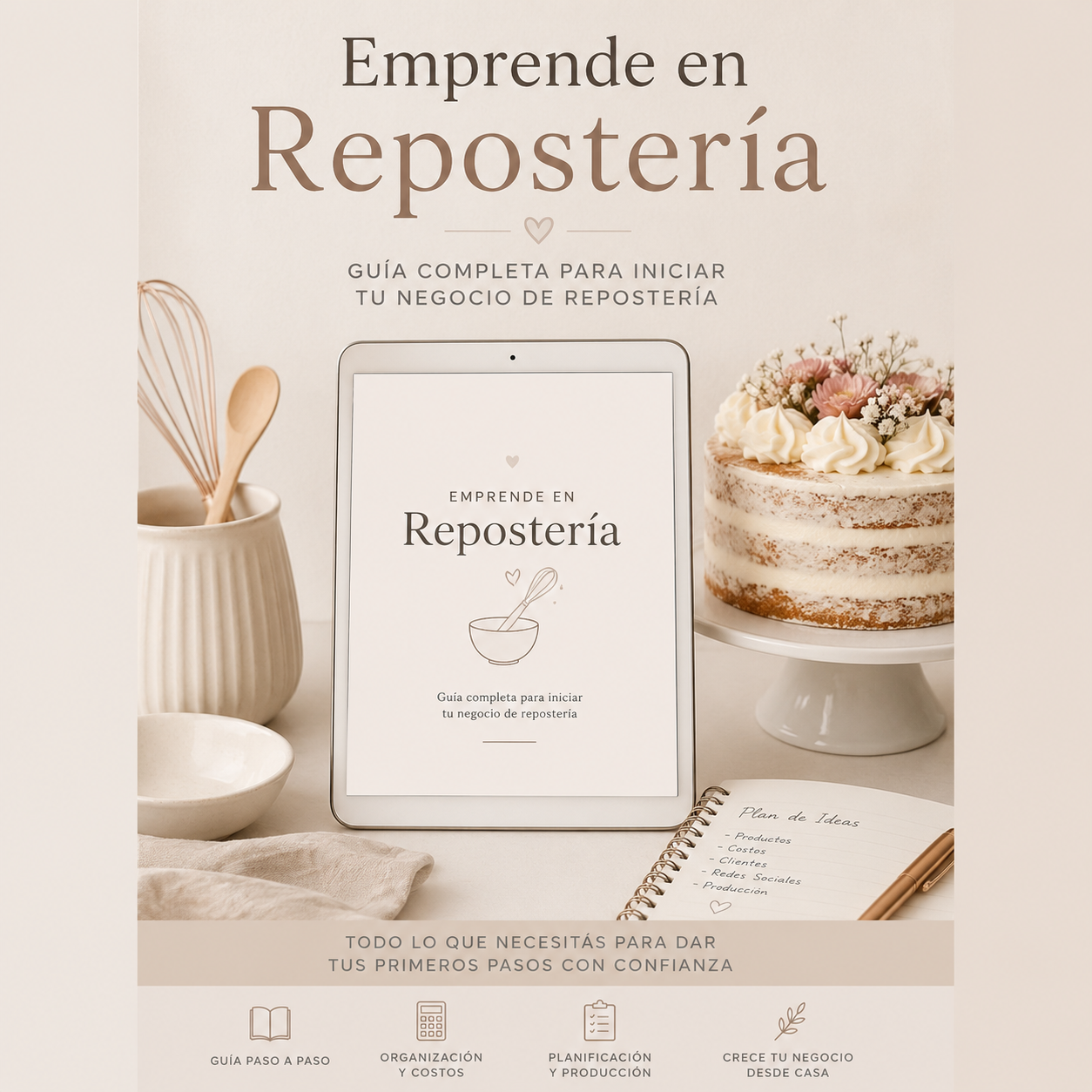 Emprende en Repostería | Guía Completa + Bonos Exclusivos